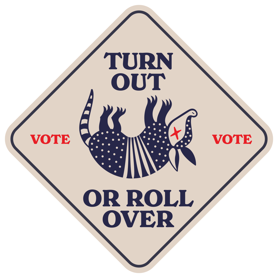 armadilloroadsign-votetxt