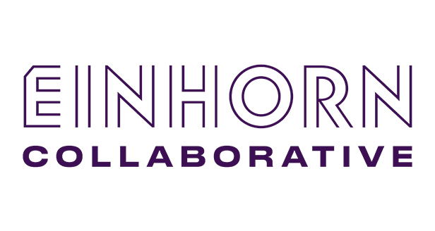 The image features the words "Einhorn Collaborative" in purple text on a white background.